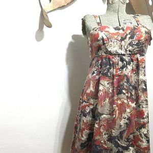 Kensie Pretty Marble Print Dress